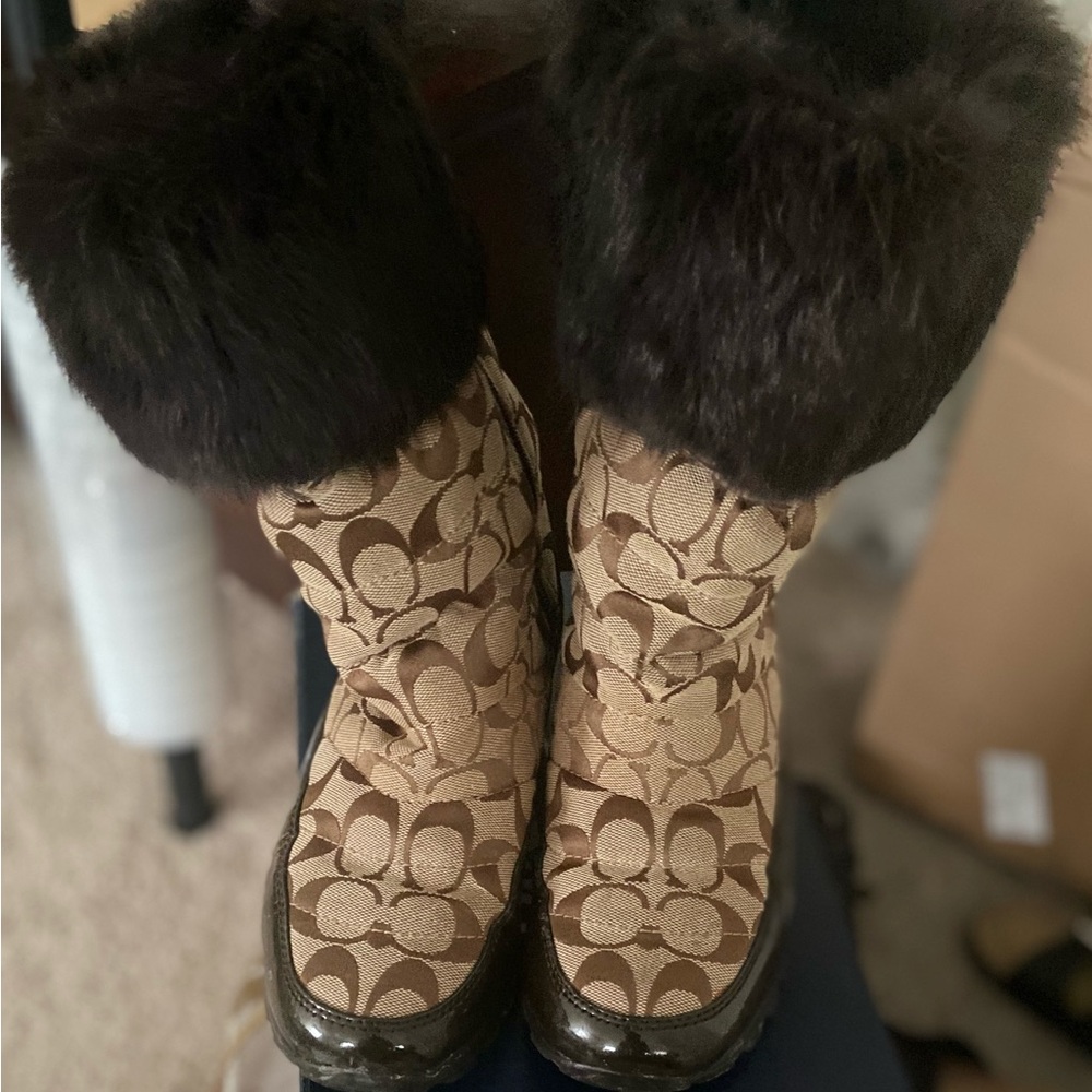 Coach Winter Boots in good condition